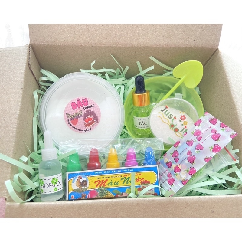 Bộ Kit Slime Mây kèm HDSD ( Tuyết mịn - Tuyết mỹ)