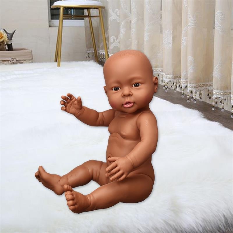 ┇♙۩ Mô Hình Búp Bê Em Bé Sơ Sinh Bằng Silicone 16 Inch