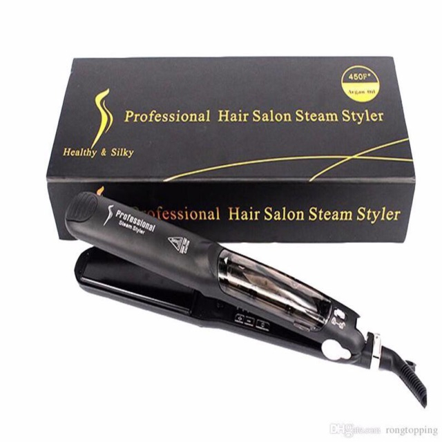 Máy là duỗi tóc hơi nước mẫu mới steam plus+ hair flat iron, hair straightner - ssmd057