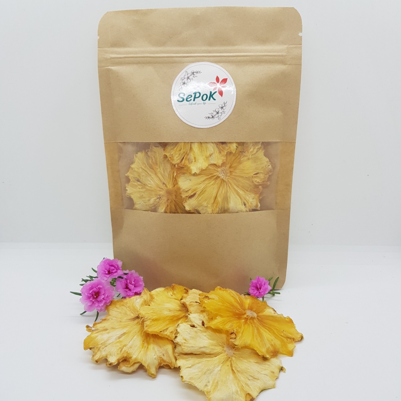Dứa sấy khô 100g-sepok
