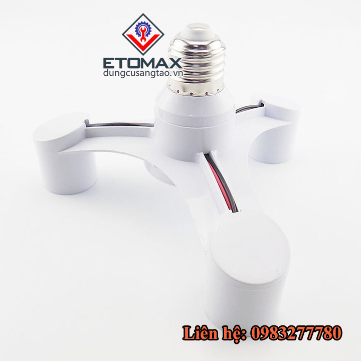 Đầu chia đui xoáy E27