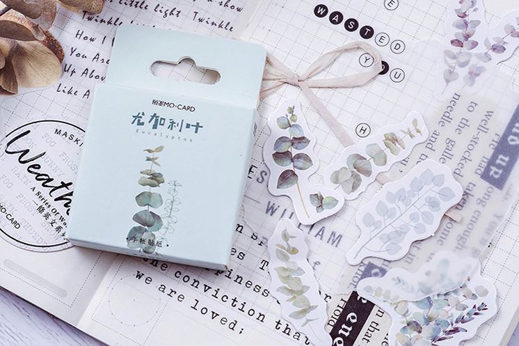 Bộ 46 Sticker Hoa Tuyết E118