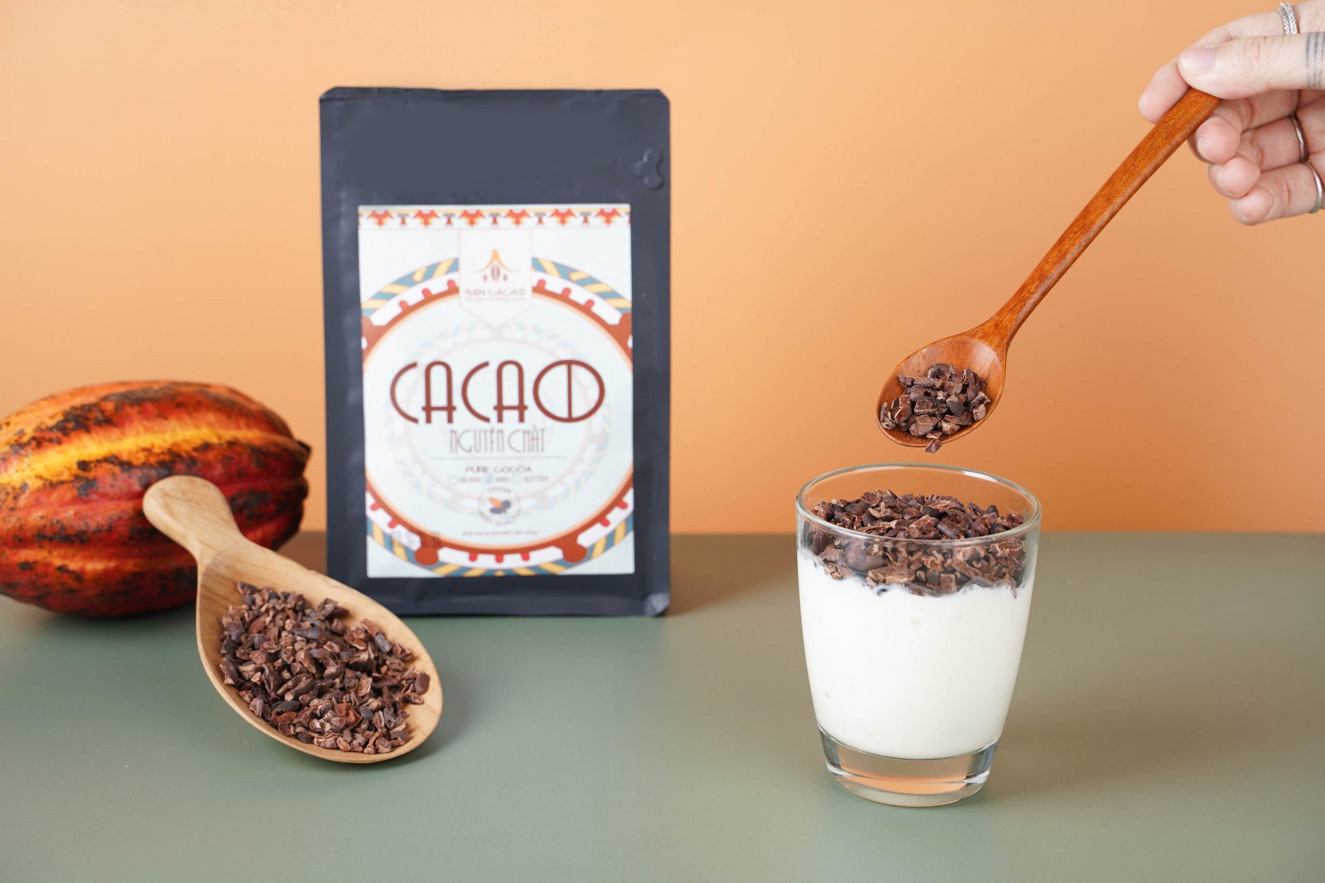 Cacao Nibs, Cacao ngòi, Nhân hạt cacao rang