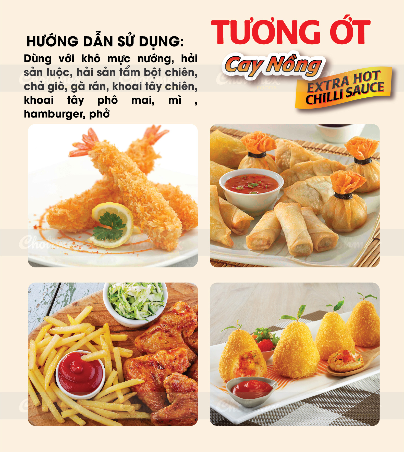 Tương ớt cay nồng 270g