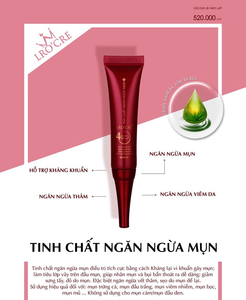 TINH CHẤT GIẢM MỤN LROCRE - AN2