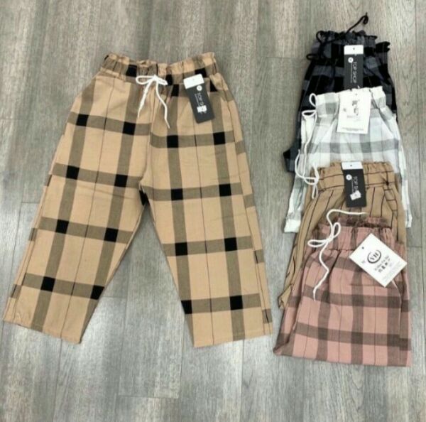 Quần ngố kẻ đũi hàn mới (sỉ và lẻ)  - quần ngố kẻ đũi