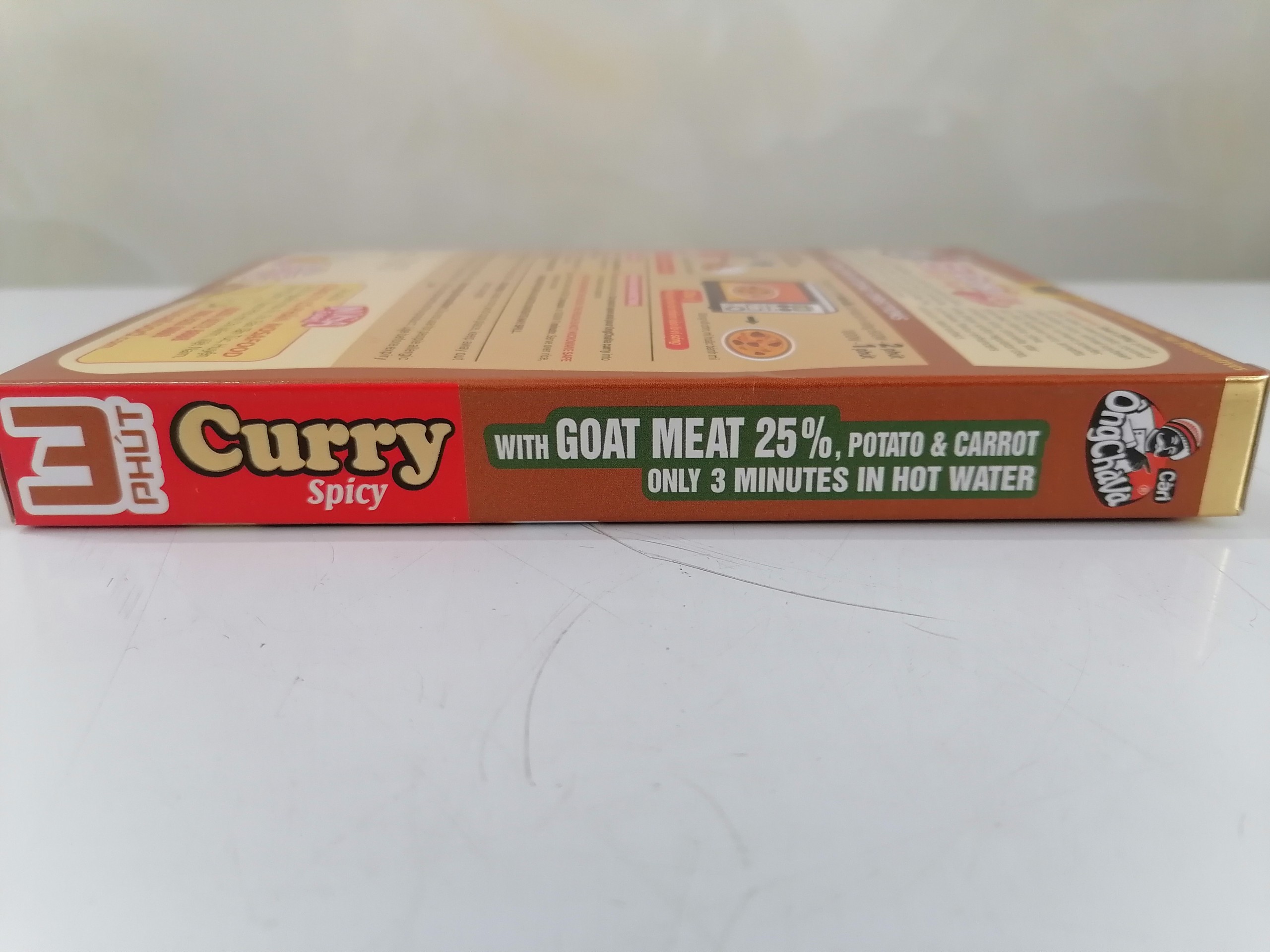[Hộp 200g – DÊ] Cà Ri Ăn Liền (vị cay) [VN] ÔNG CHÀ VÀ Goat Curry Spicy (nosa-hk)