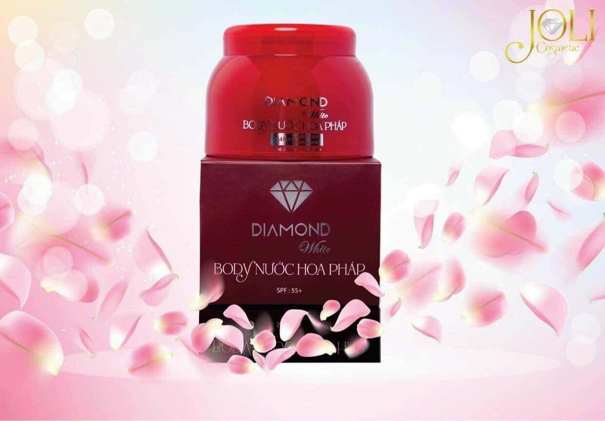 Kem body phấn tươi dưỡng trắng da diamond white 250g