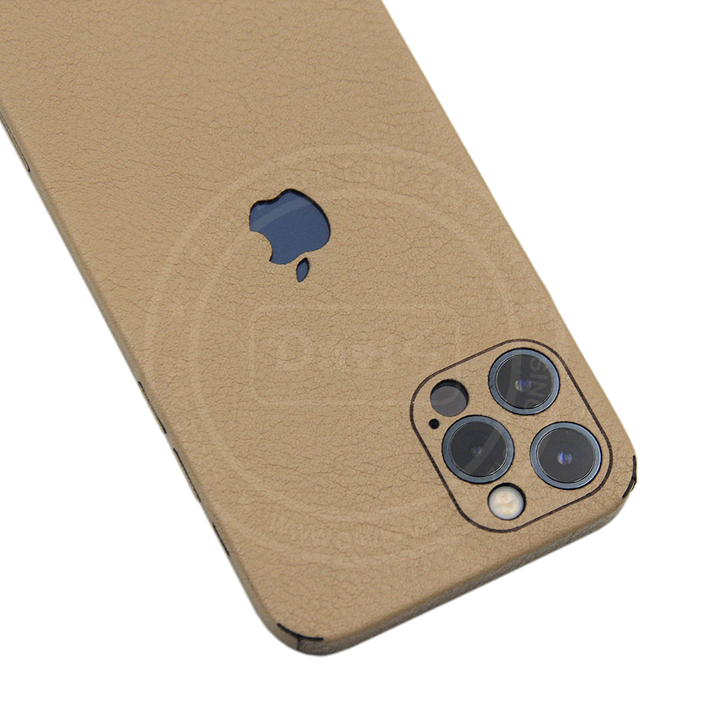 Dán da full viền iphone 12 Pro, làm từ da thật cao cấp - Chính hãng Davis