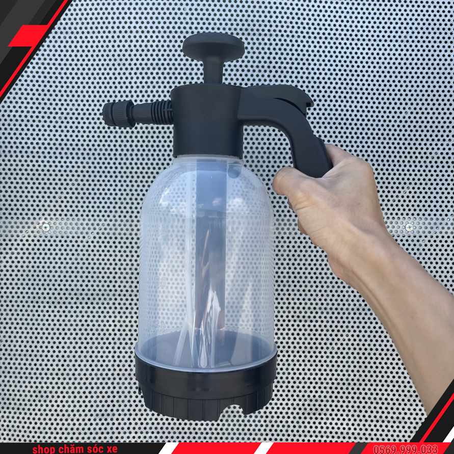 Bình xịt rửa xe bọt tuyết cầm tay 2 lít