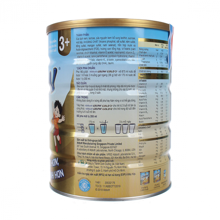 ABBOTT GROW 3+ 1700G