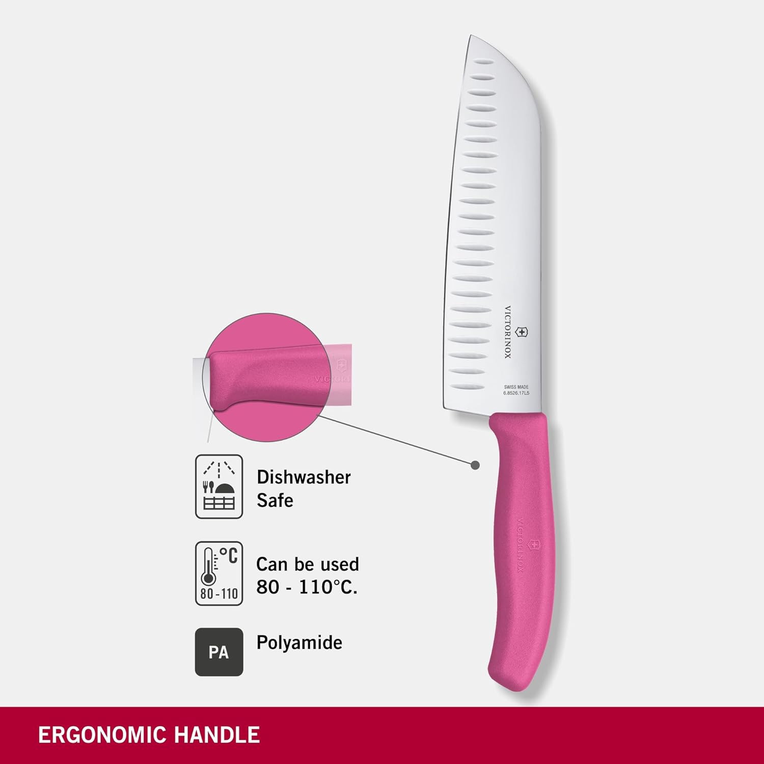 Dao bếp Victorinox Santoku knife fluted edge (17cm)