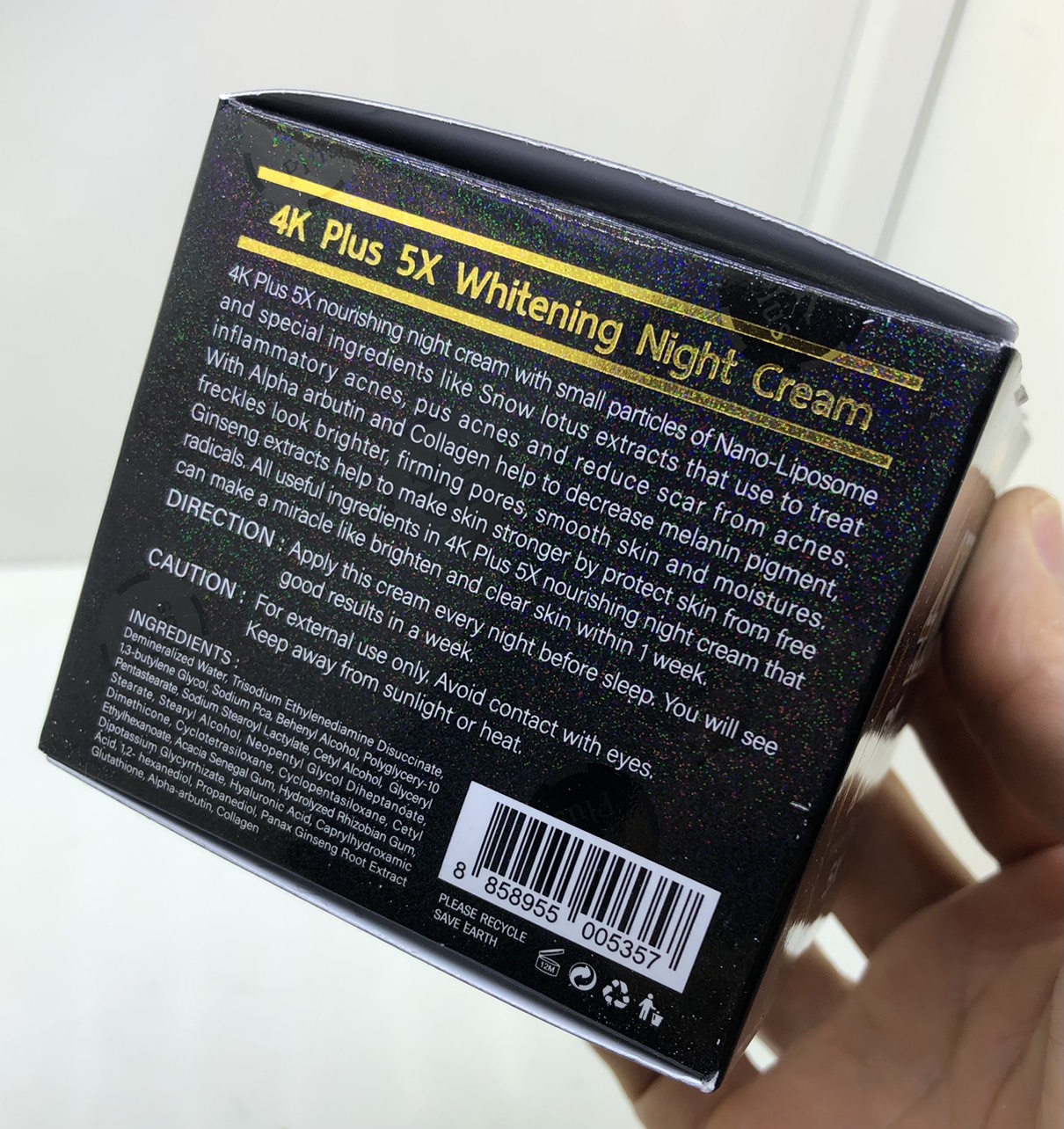 Kem Nám 4K Plus 5X mẫu mới 20g