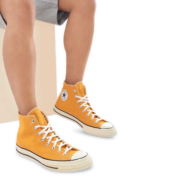 Converse CHUCK 70 HI Men's Sneakers - Sunflower