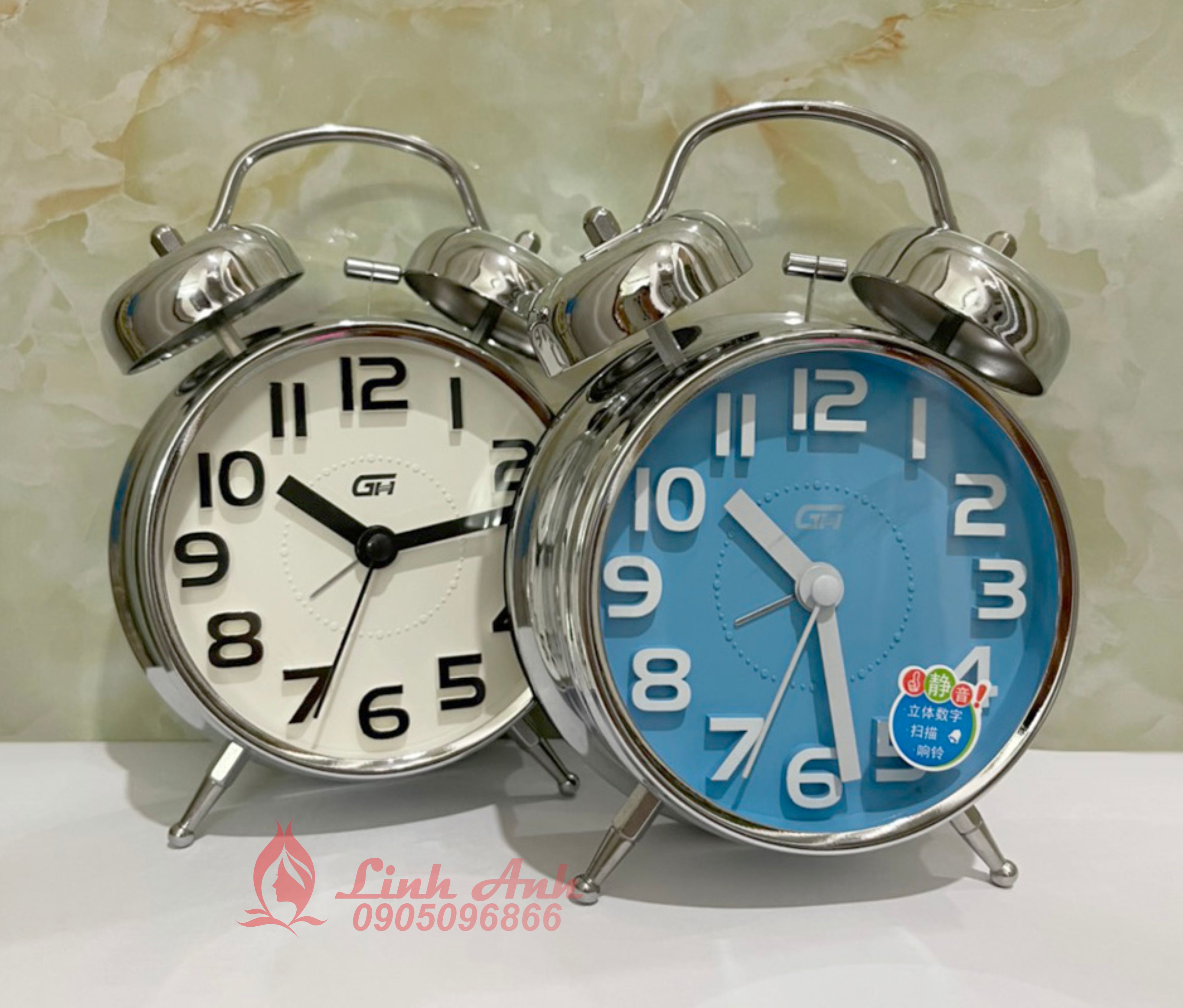 Đồng hồ Báo thức 2 Chuông Cao cấp