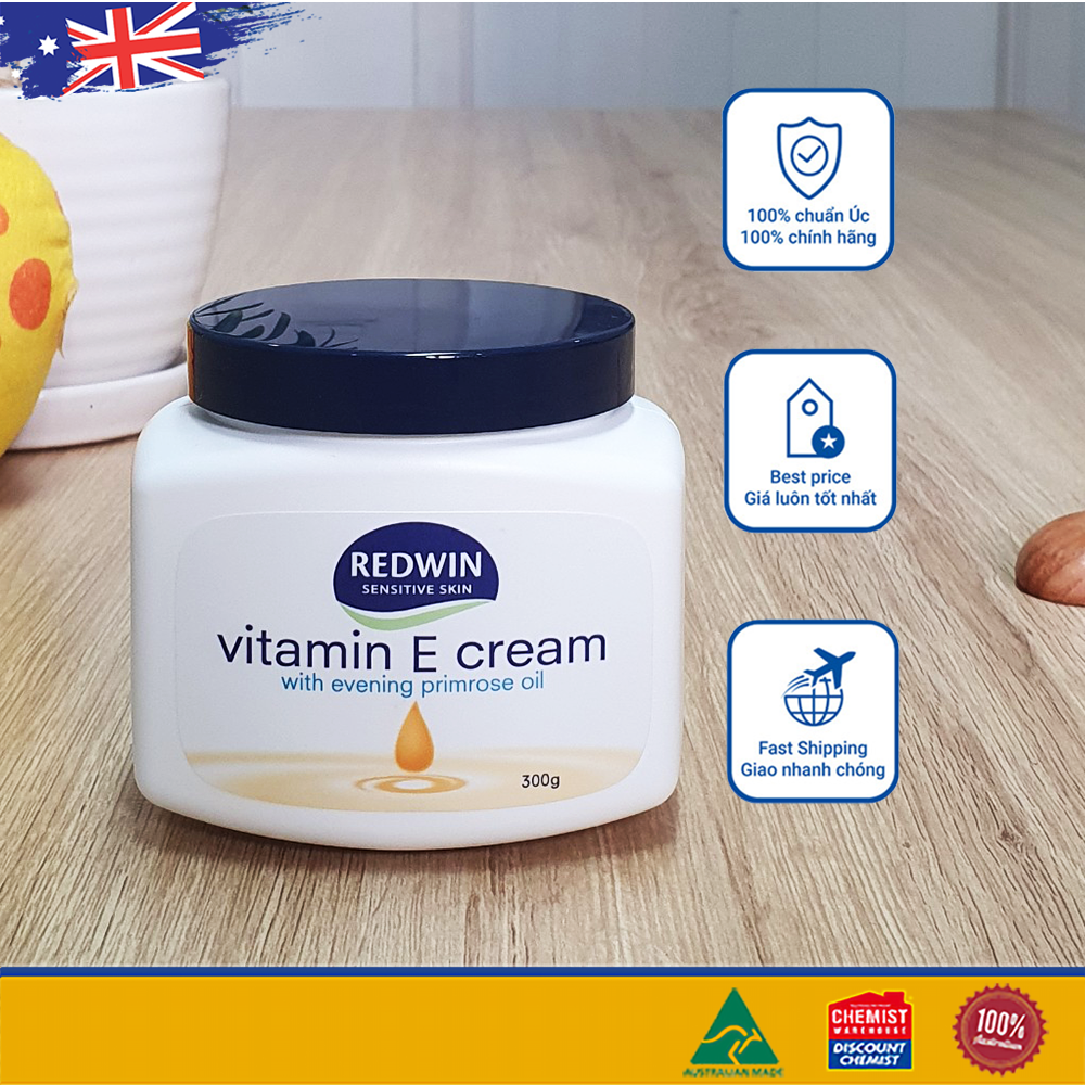 Kem dưỡng Redwin vitamin E Úc Redwin Cream with Vitamin E 300g (LZD3)