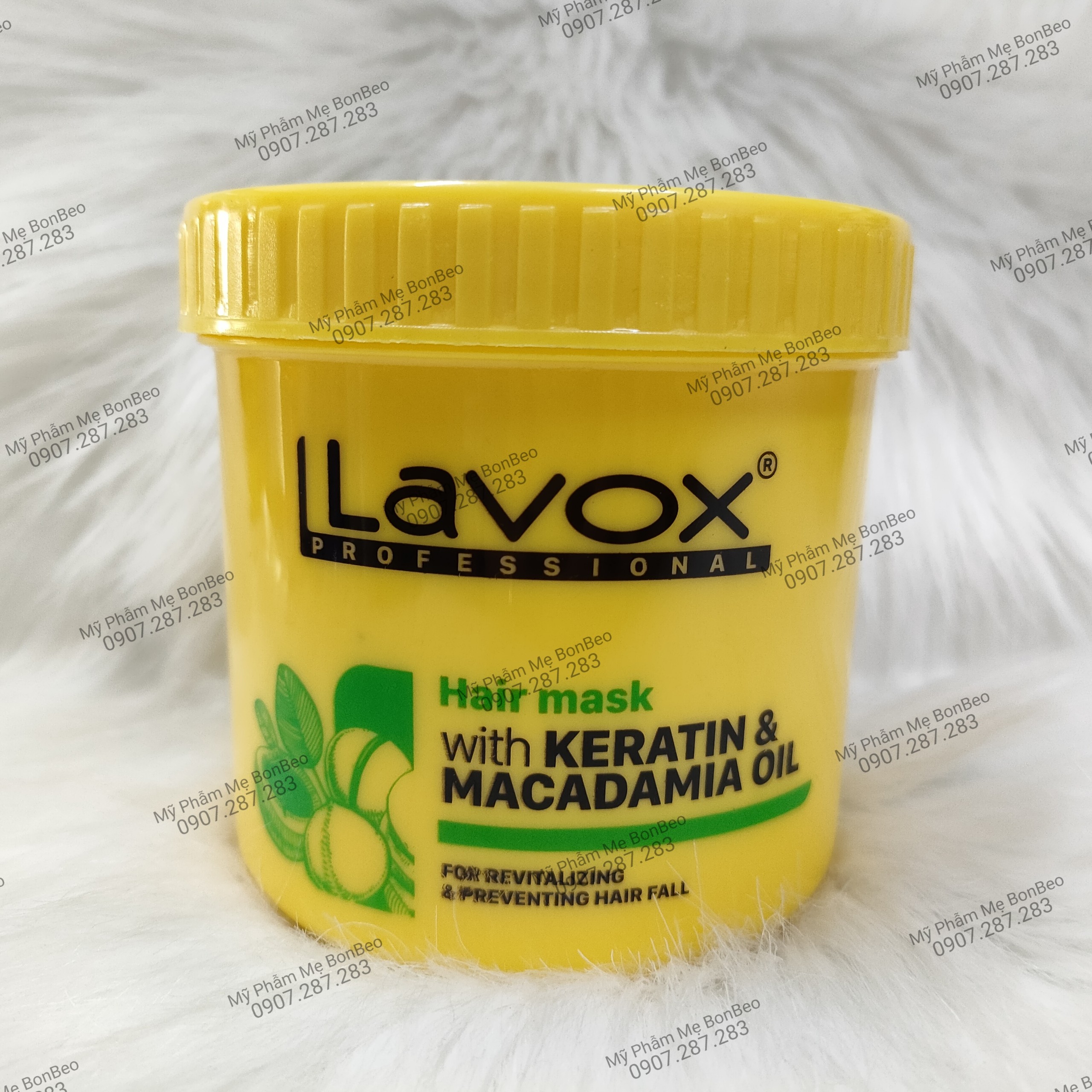 Kem ủ tóc siêu mềm mượt Lavox 500ml