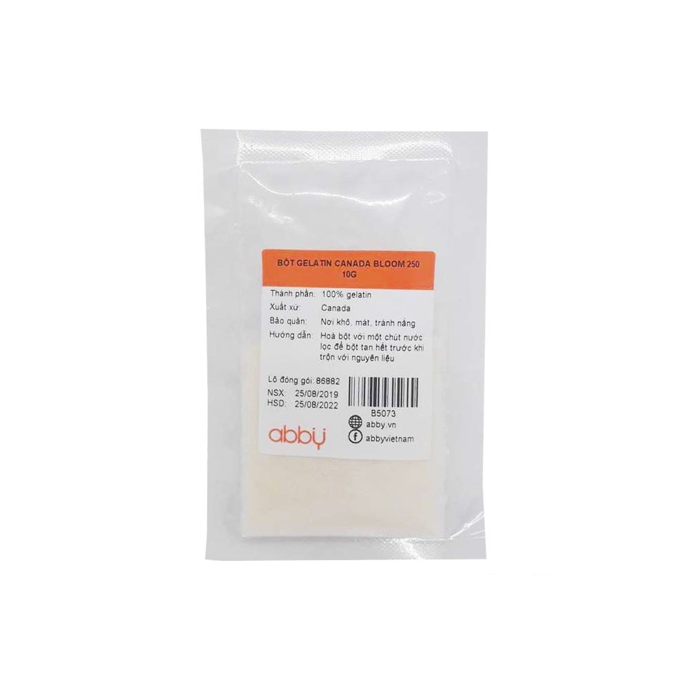 Bột gelatin Canada bloom 20g