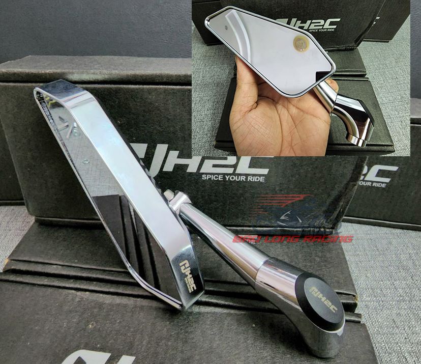 Kính 744 h2c xiken inox sáng bóng gắn xe máy...kính chiếu hậu sản phẩm cao cấp