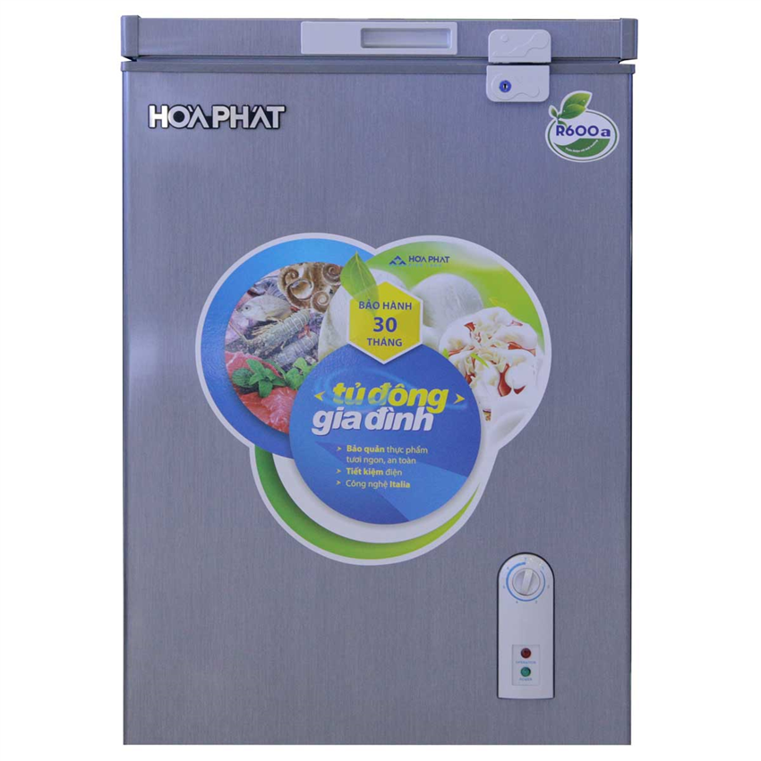 Tủ đông Hòa Phát HCF 106S1ĐSH 107 lít - đen