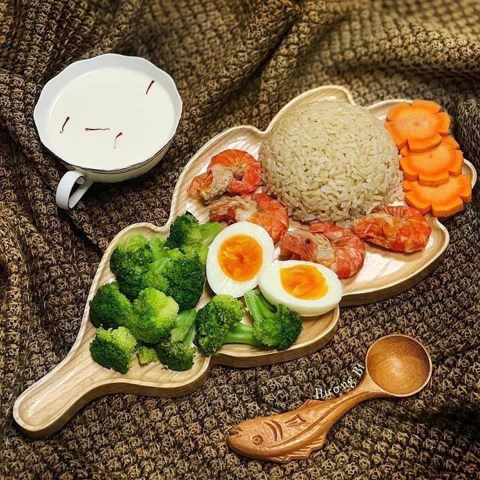 Fish shaped wooden spoon