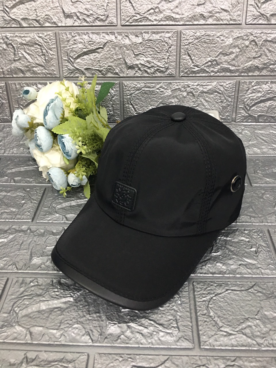 Nón kết dù hai lớp cao cấp (Đen)