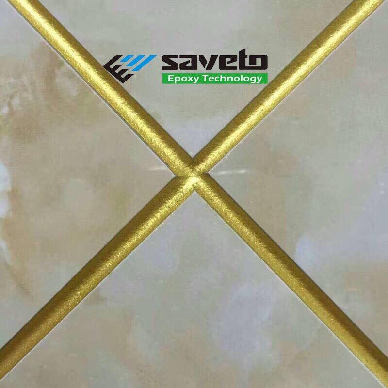 Keo chà ron Saveto màu vàng S07 (kèm 2 vòi trộn)