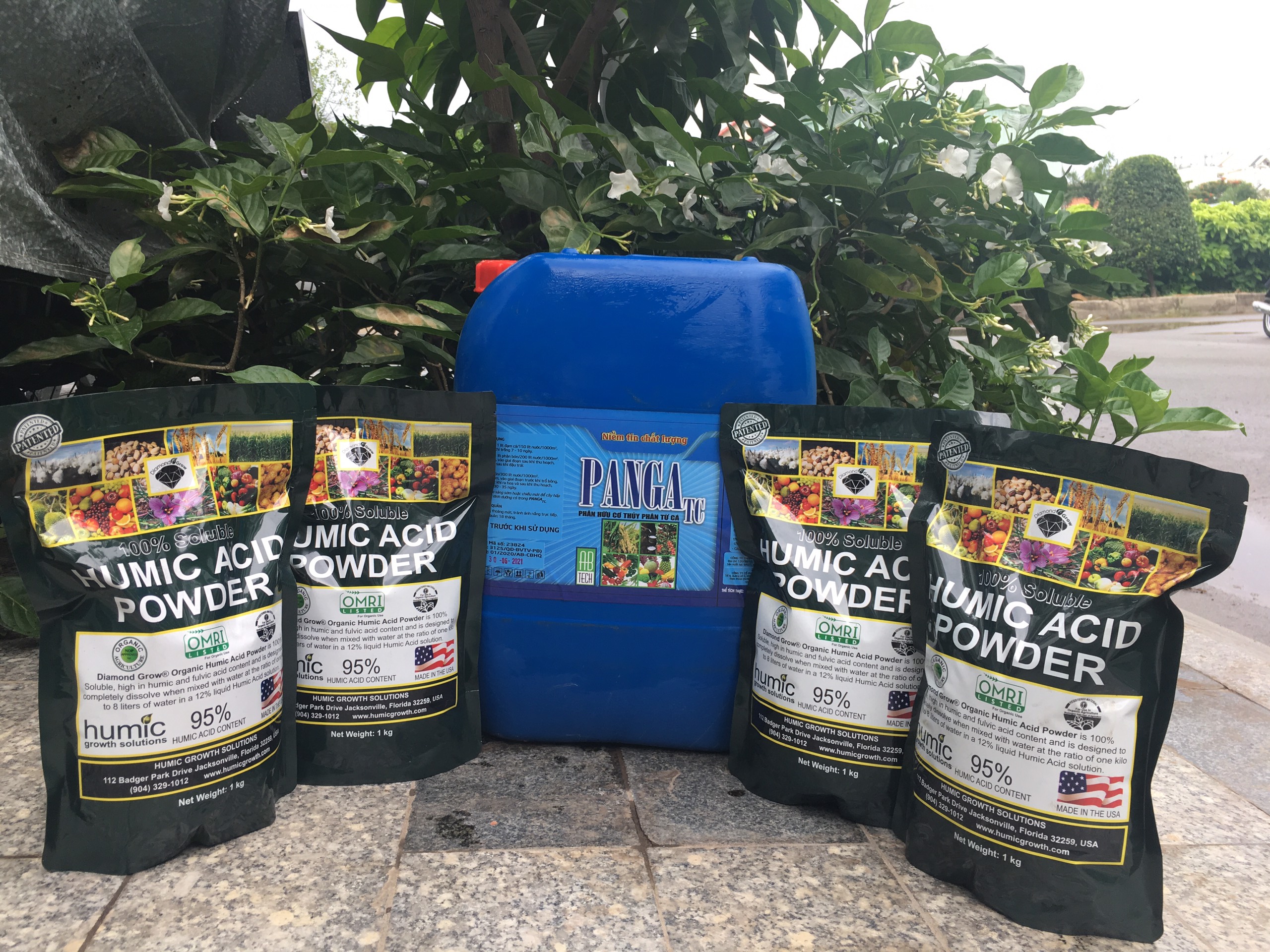 Combo 20 lít đạm cá và 4kg humic acid powder 95%