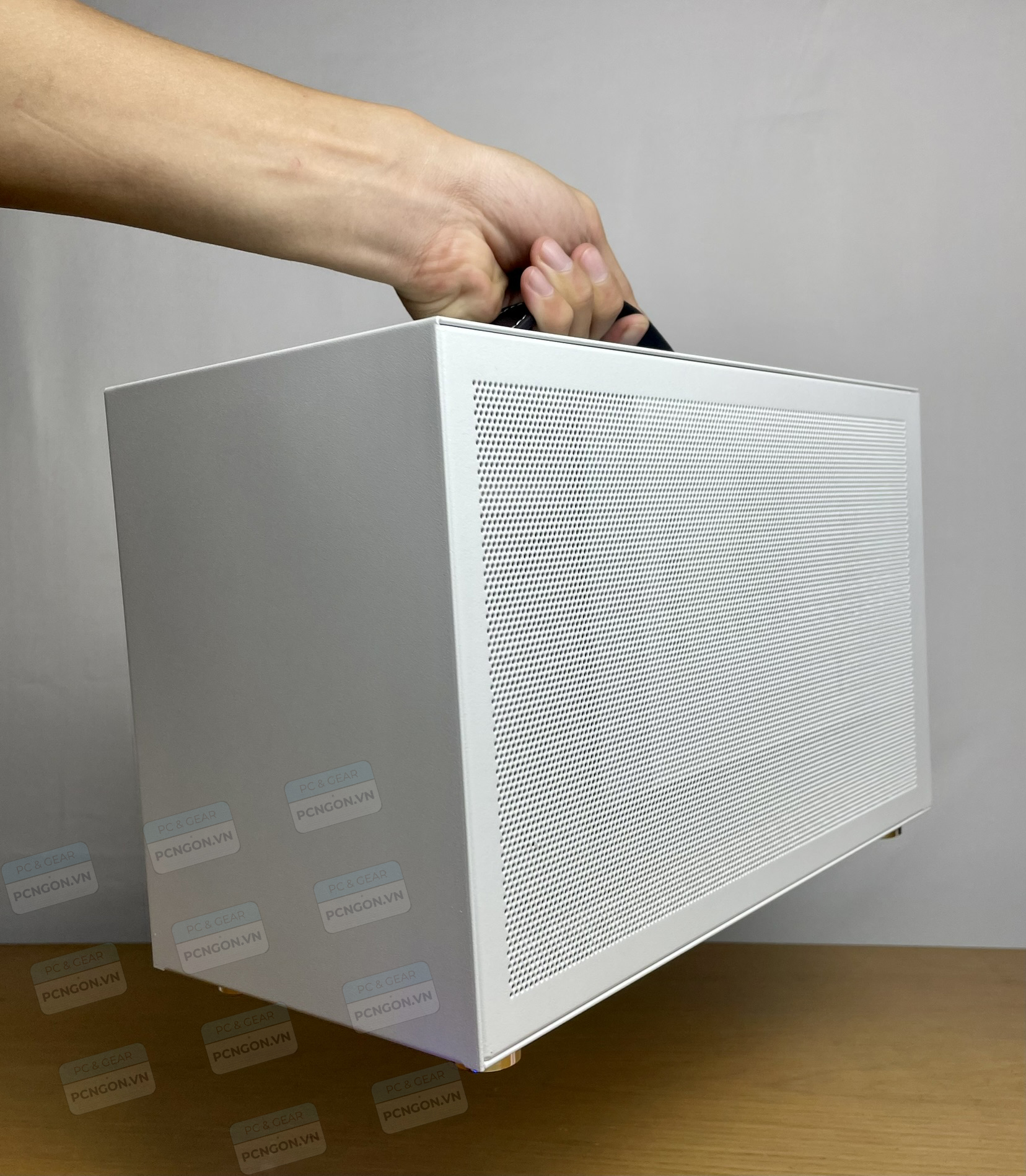 [PCNGON] Shinny snake S400 mini ITX computer case -white (with  3.0 riser)