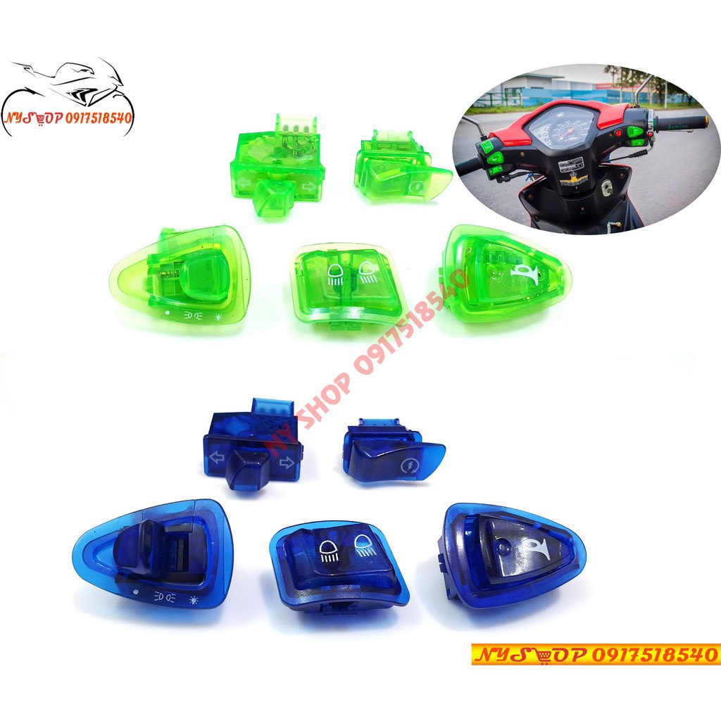 CÔNG TẮC MÀU  5 MÓN TRONG CHO XE HONDA ĐỜI MỚI