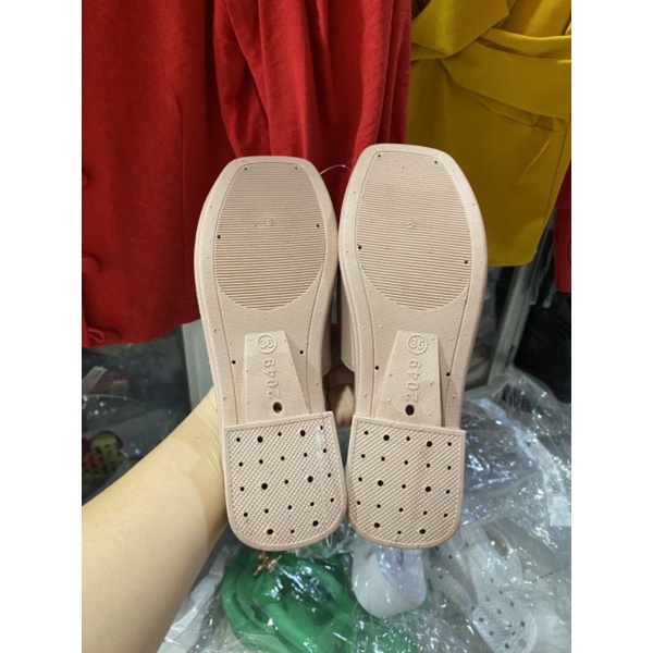 Dép nhựa đế cao nữ mềm nhiều mẫu(2059_2069) size 36-40