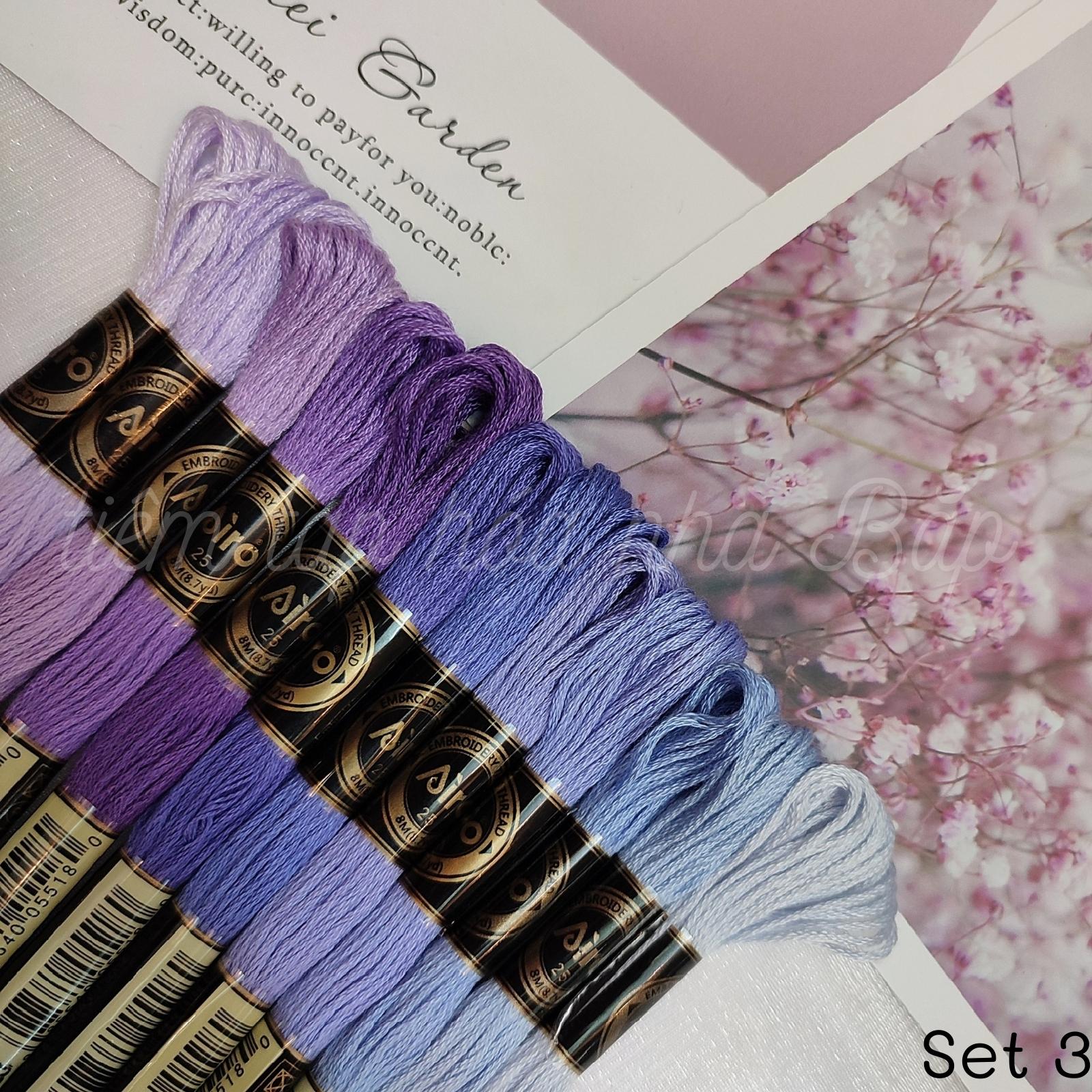 Set Chỉ Airo Tông Màu Tím