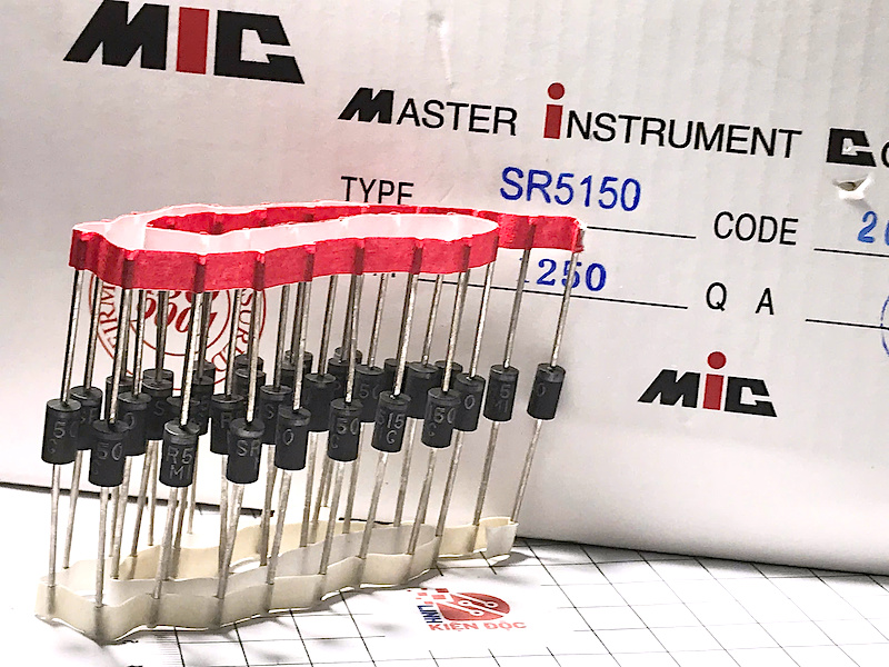[Combo 10 chiếc] SR5150 SB5150 Diode Schottky Barrier Rectifiers 5A/150V DO-201AD