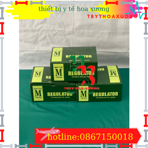 đồng hồ oxy gắn bình kimura có Van điều áp