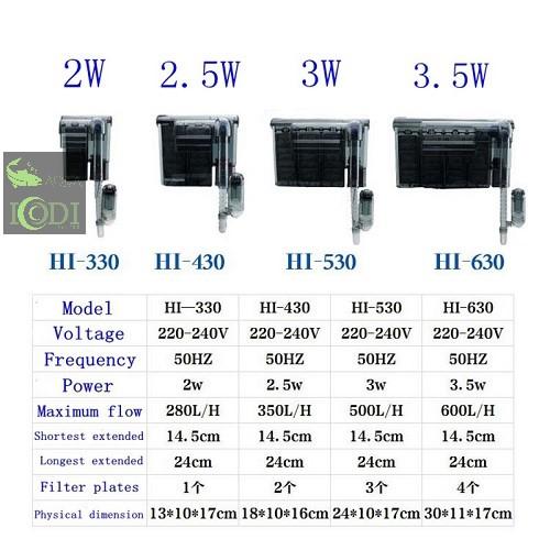 Lọc thác bể cá Leecom HI-330