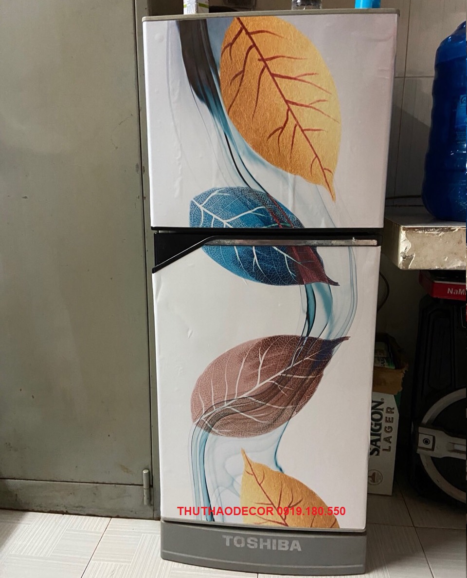 [HCM]Decal Dán Tủ Lạnh SẮC MÀU CỦA LÁ - THUTHAODECOR