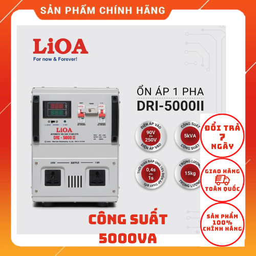 Ổn pressure lioa 1kva Đồng Watch led 2020