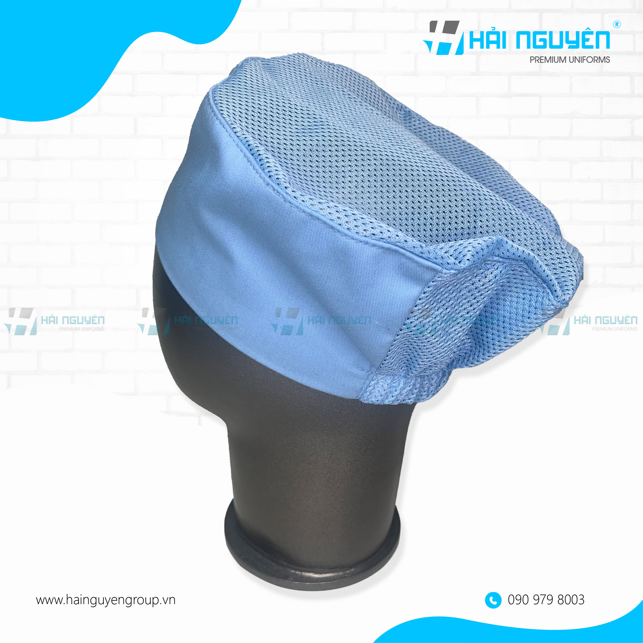 Nón phụ bếp trùm tóc chóp lưới nón phục vụ trùm tóc dành cho Nam Nữ