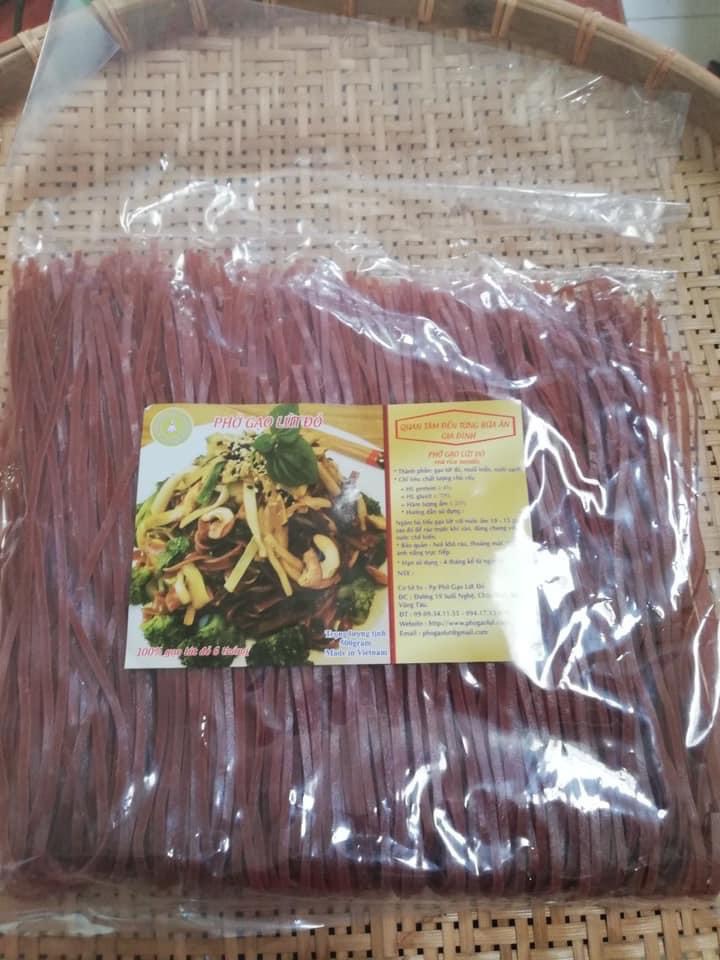 [HCM]Phở gạo lứt đỏ bịch 500gr