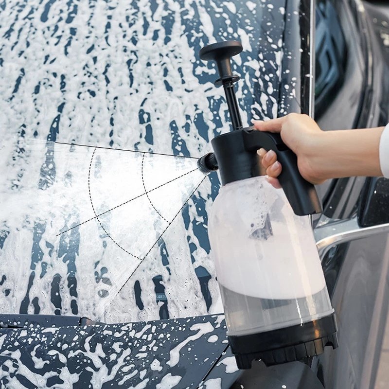 Bình Xịt Tạo Bọt Tuyết Rửa Xe Ô Tô , Xe Máy Bình Tưới Cây Cầm Tay Tiện Dụng Bọt Rửa Xe Không Chạm