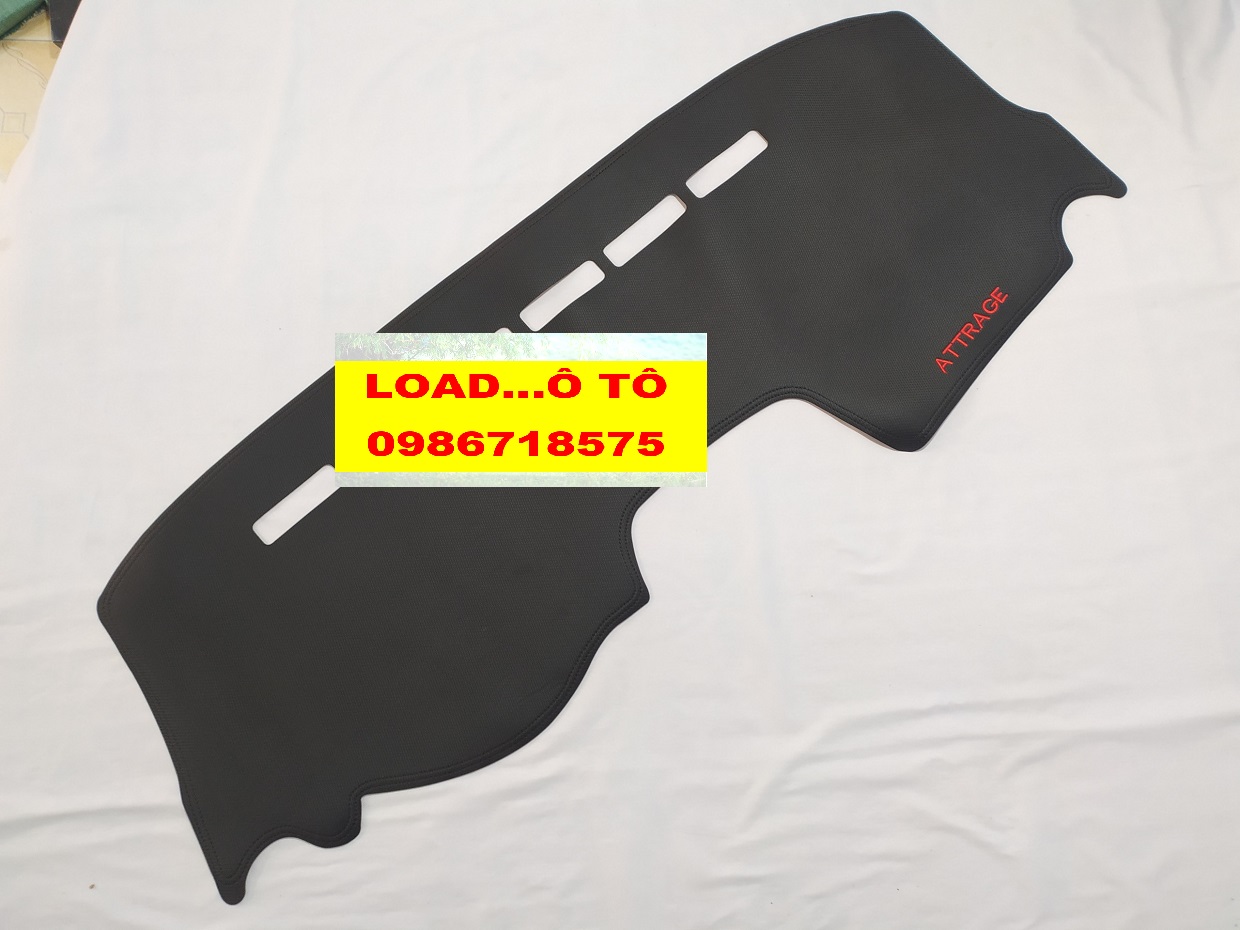 Thảm Taplo Mitsubishi Attrage 2026-2016 Da Carbon Cao Cấp