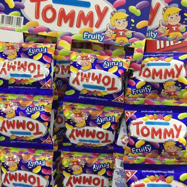 [ COMBO 12 GÓI] Kẹo TOMMY nhai vị trái cây Thái Lan