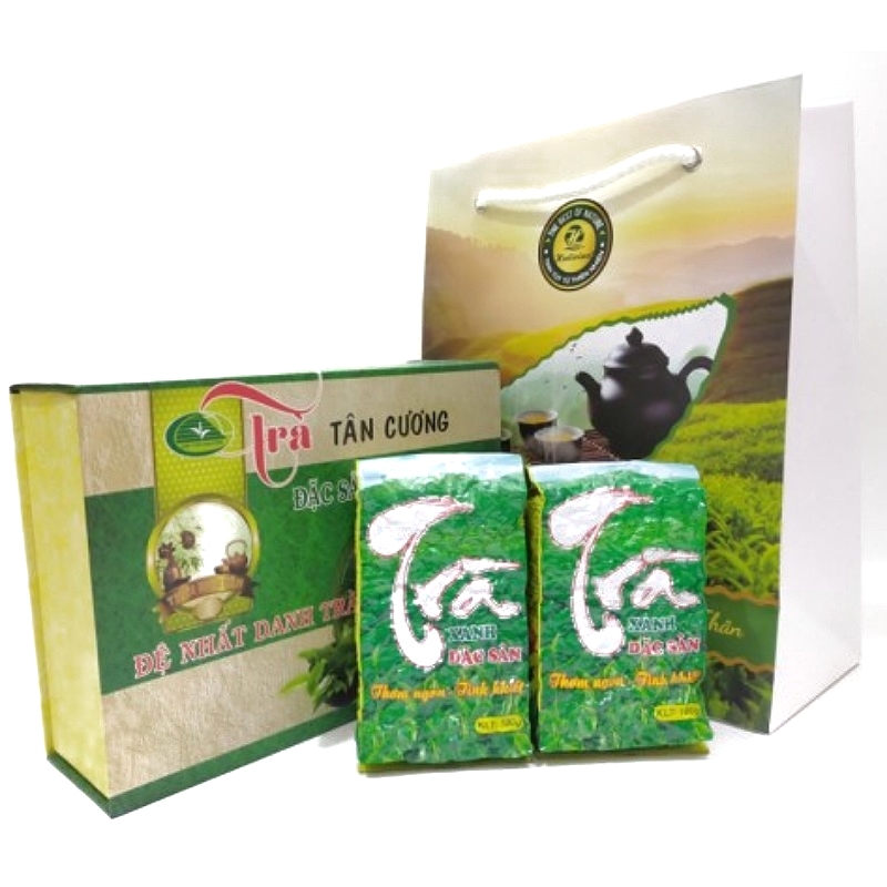 Trà xanh long vân đặc biệt cao cấp hộp 200gr