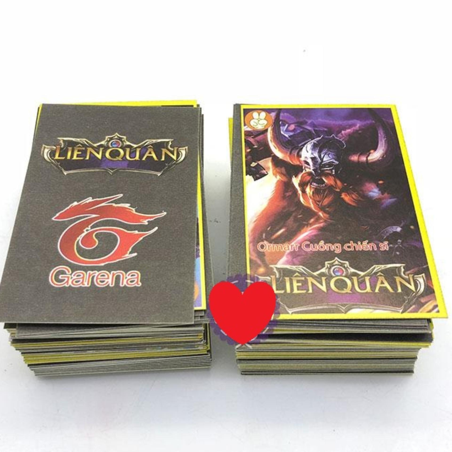Bộ đồ chơi 190 lá bài hình tướng game Liên Quân Mobile