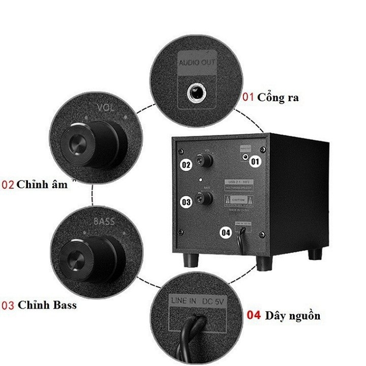 loa vi tính ft 301