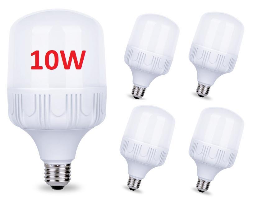 Bộ 5 bóng đèn Led 10W cao cấp tiết kiệm năng lượng điện. Công suất: 10W.  Bảo hành: 12 Tháng.