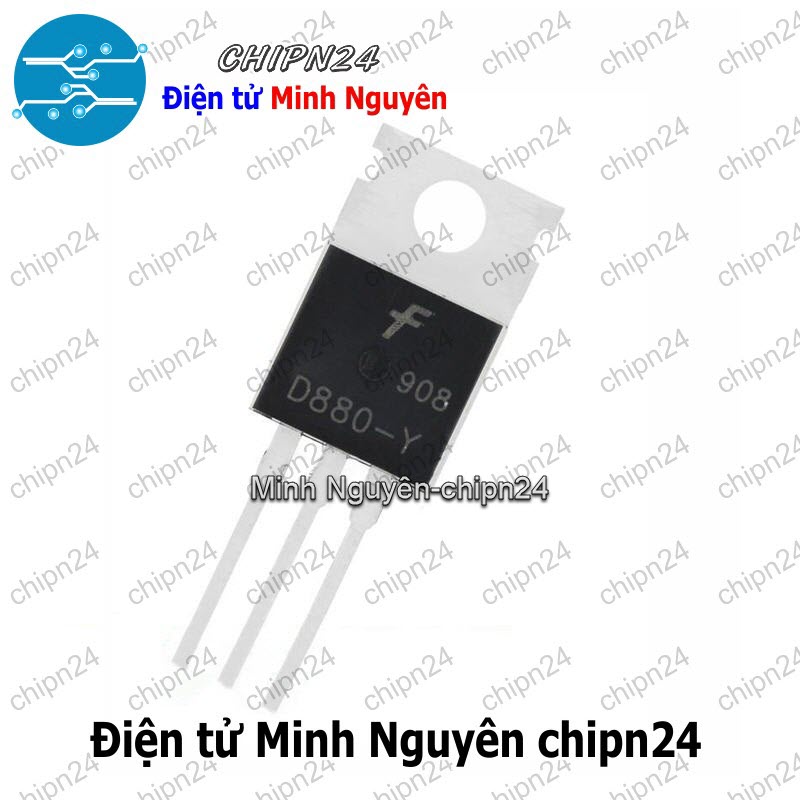 [2 con] (DT) Transistor D880-Y TO-220 Hàng Tốt NPN 3A 60V [Hàng Tốt] (D880 880) - HH004661