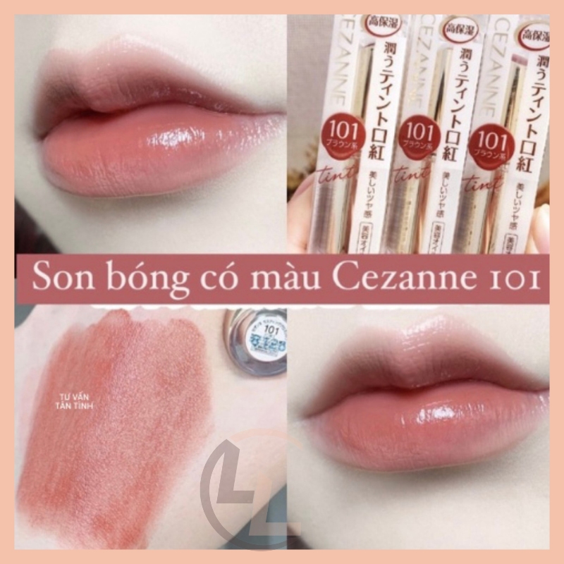 Son bóng 101  Cezanne Lasting Gloss nội địa Nhật