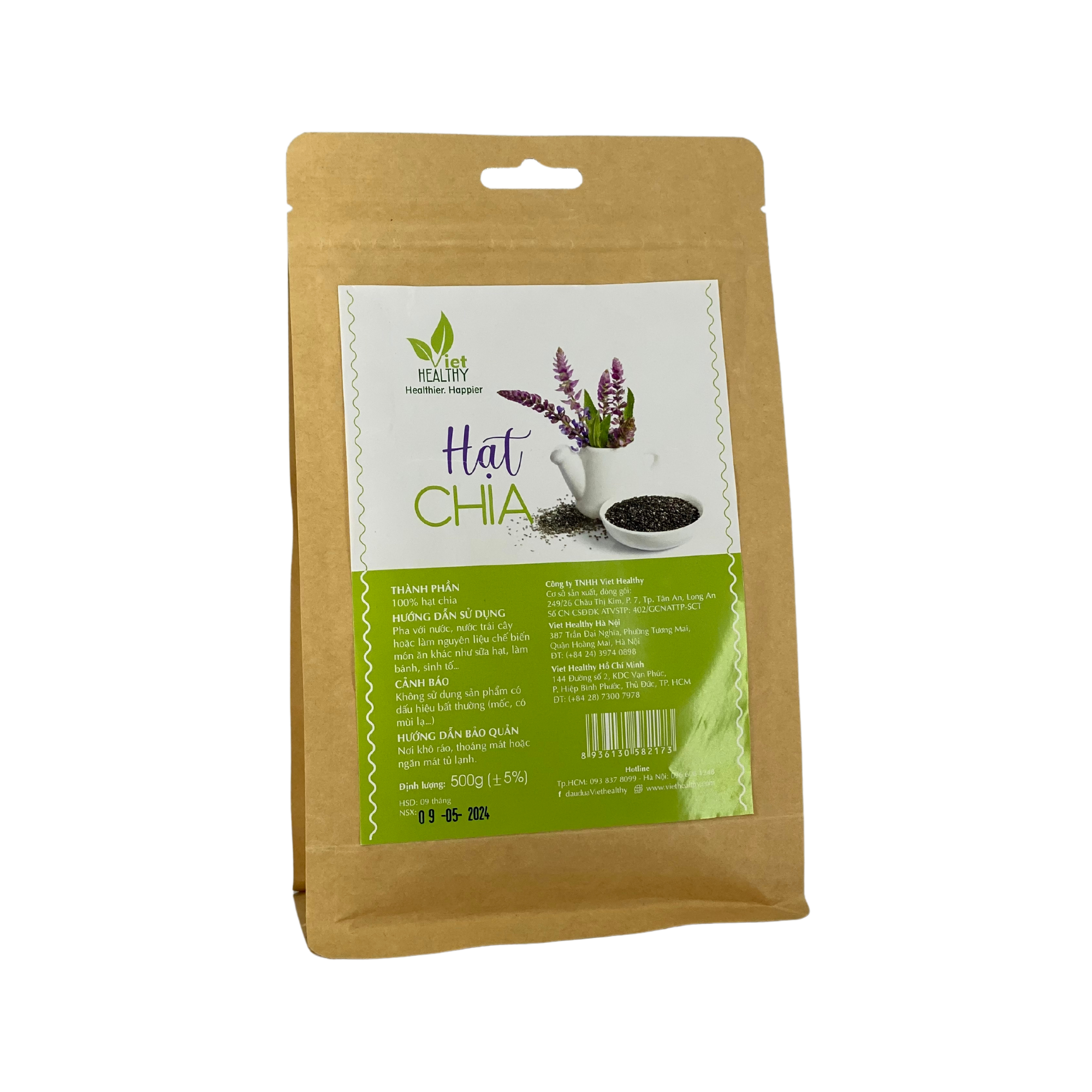 Hạt chia Viet healthy 500g
