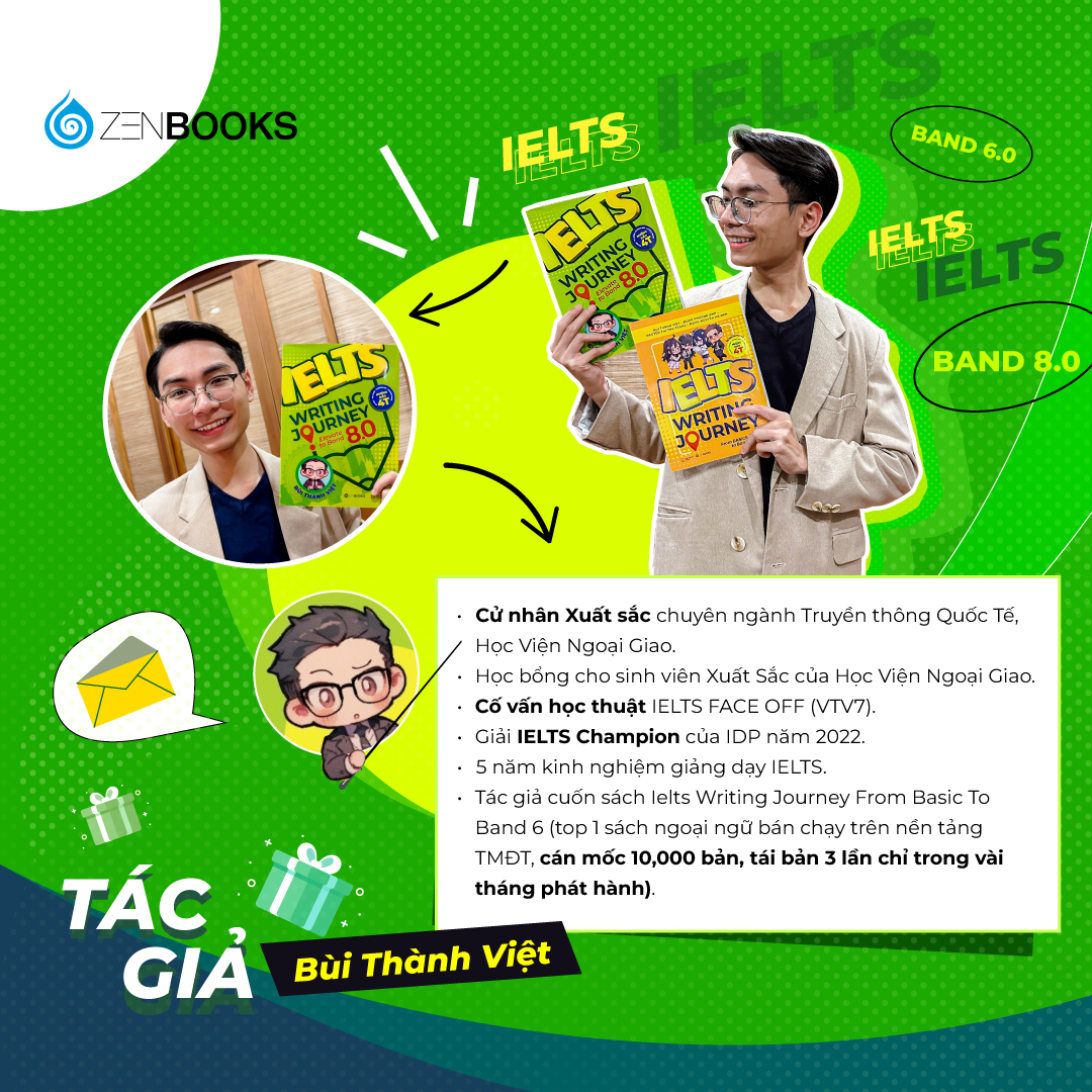 Sách - Ielts Writing Journey: Elevate To Band 8.0